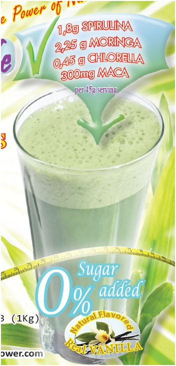 Veggie Style power greens vegan protein shake with superfoods